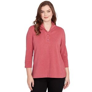 Ruby Rd. Women's Rose Button-Down Shirt
